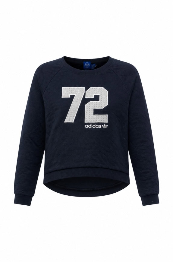 ADIDAS CREWNECK GRAPHIC NAVY MEN PRE OWNED M