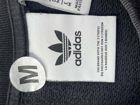 ADIDAS CREWNECK MINIMAL ΜΑΥΡΟ ΑΝΤΡΙΚΟ PRE OWNED M