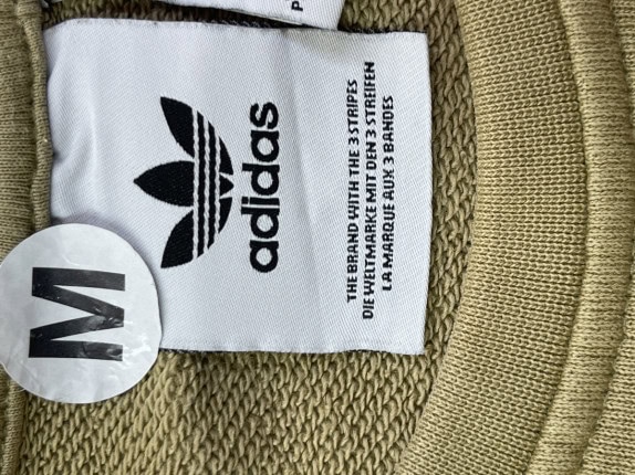 ADIDAS CREWNECK MINIMAL OLIVA UNISEX PRE OWNED M