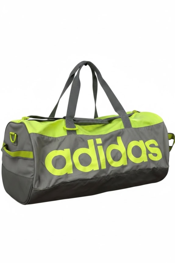 ADIDAS DUFFLE BAG SPORTSWEAR GREY UNISEX PRE OWNED