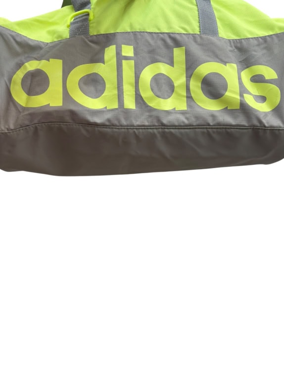 ADIDAS DUFFLE BAG SPORTSWEAR GREY UNISEX PRE OWNED