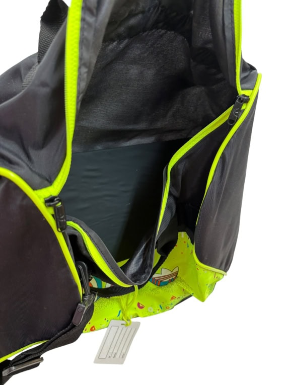 ADIDAS DUFFLE BAG VINTAGE NEON GREEN UNISEX PRE OWNED