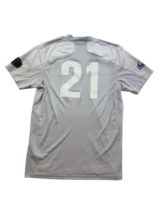 ADIDAS FC DALLAS FOOTBALL JERSEY SPORTSWEAR GREY MENS PRE OWNED M