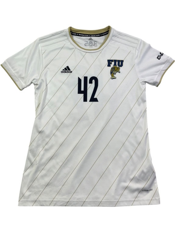 ADIDAS FOOTBALL JERSEY MINIMAL BIANCO UOMO PRE OWNED S