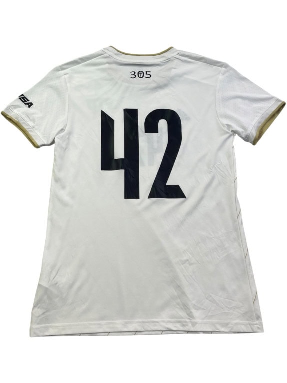 ADIDAS FOOTBALL JERSEY MINIMAL BIANCO UOMO PRE OWNED S