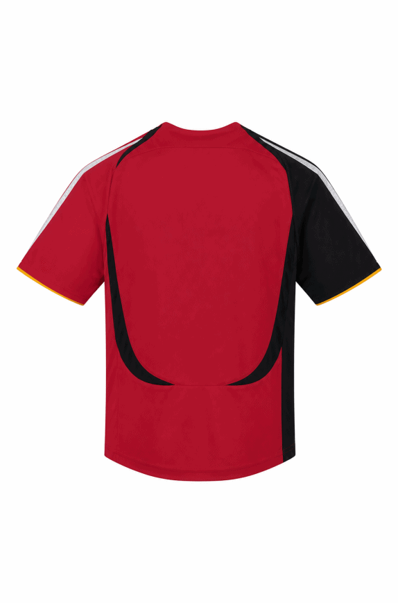 ADIDAS MAGLIA CALCIO RETRO ROSSO NERO UOMO PRE OWNED XS