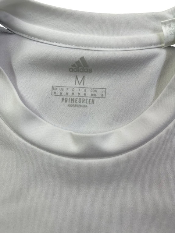 ADIDAS FOOTBALL JERSEY SPORTSWEAR WHITE MEN PRE OWNED M
