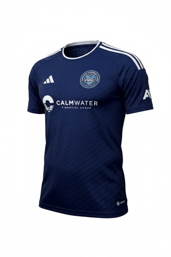 ADIDAS MAGLIA DA CALCIO SPORTY BLU UOMO PRE OWNED S