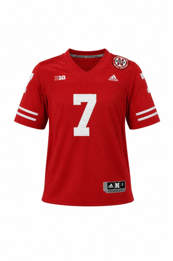 ADIDAS FOOTBALL JERSEY SPORTY RED MEN PRE OWNED S