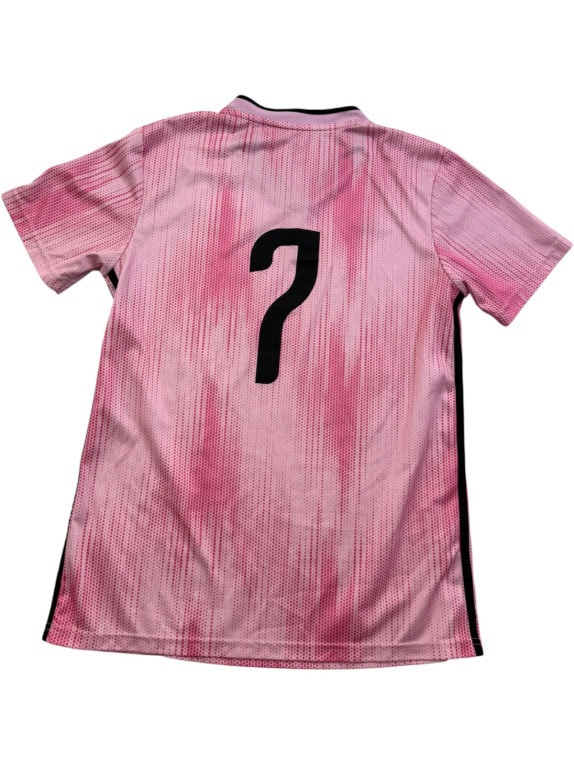 ADIDAS FOOTBALL JERSEY SPORTY PINK WOMEN PRE OWNED XS