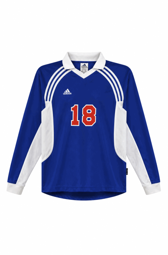 ADIDAS 90s FOOTBALL JERSEY VINTAGE BLUE ΑΝΤΡΙΚΟ PRE OWNED M