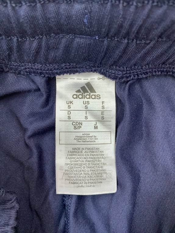 ADIDAS Φόρμα Παντελόνι Track Pants Casual Λογότυπο Μπλε Σκούρο Ανδρικό S