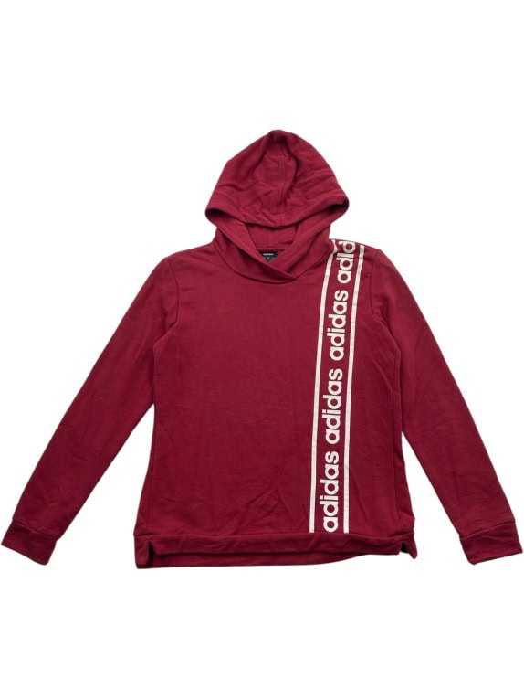 Adidas Hoodie Casual Logo Burgundy Women’s S