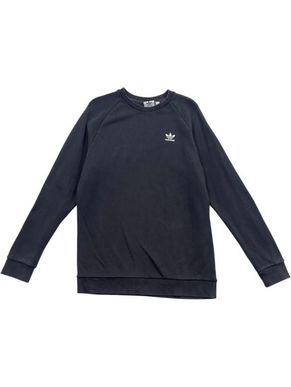 Adidas Sweatshirt Logo Dark Grey Unisex L