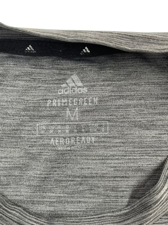 Adidas T-Shirt sportiva grigia Performance M