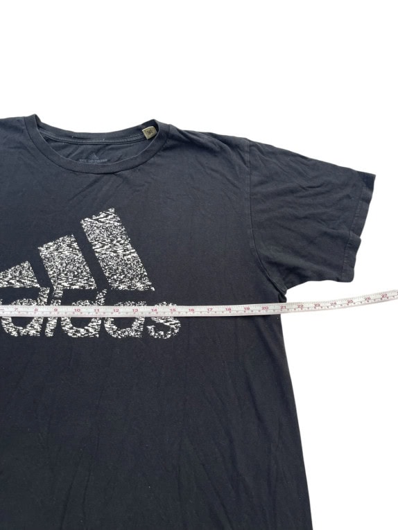ADIDAS T SHIRT MINIMAL NERO UOMO PRE OWNED M
