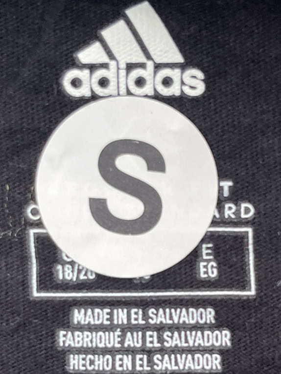ADIDAS T SHIRT GRAFICA NERA UOMO PRE OWNED S