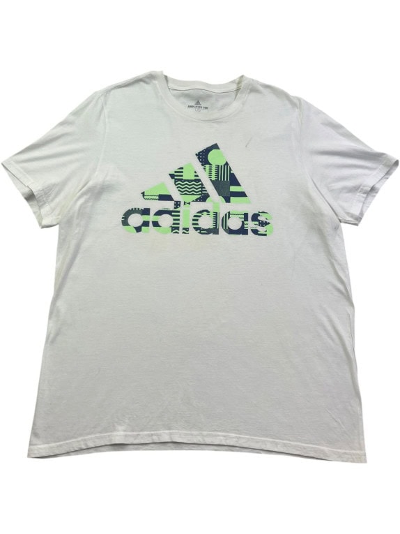ADIDAS GRAPHIC TEE ATHLETIC OFF WHITE ΑΝΤΡΙΚΟ PRE OWNED L