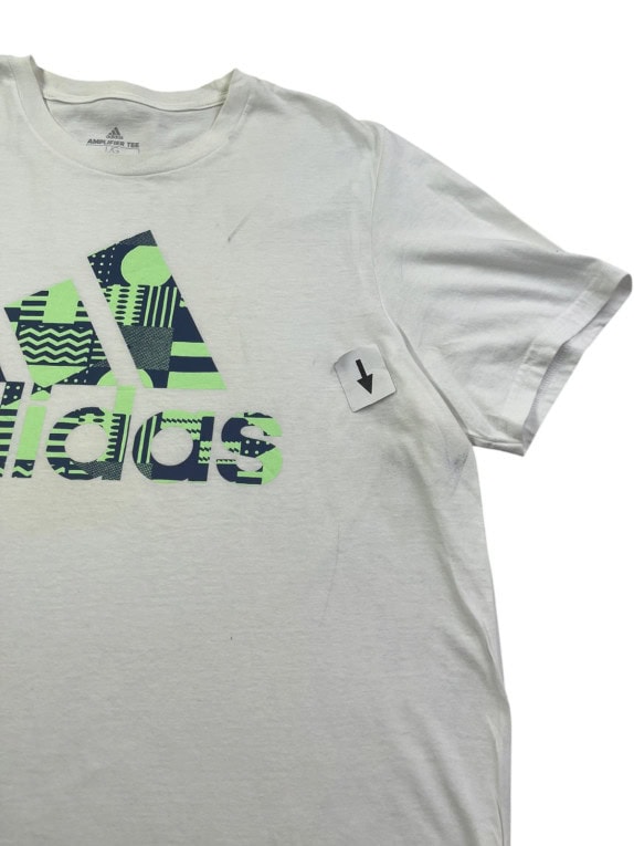 ADIDAS GRAPHIC TEE ATHLETIC OFF WHITE ΑΝΤΡΙΚΟ PRE OWNED L