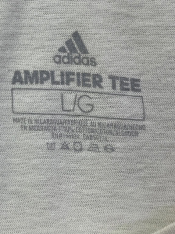 ADIDAS GRAPHIC TEE ATHLETIC OFF WHITE ΑΝΤΡΙΚΟ PRE OWNED L