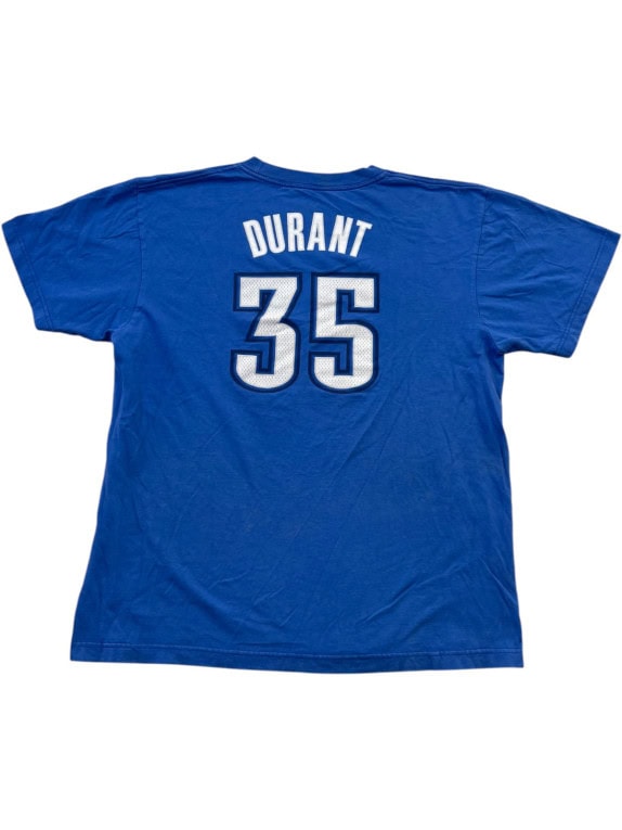 ADIDAS GRAPHIC TEE BASKETBALL BLUE MALE PRE OWNED M