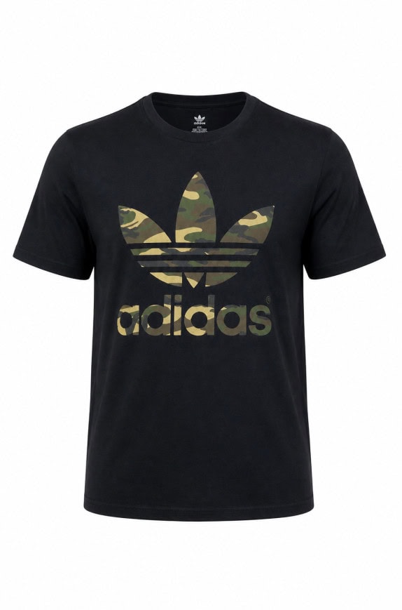 ADIDAS GRAPHIC TEE CAMO NERO UOMO PRE OWNED XL