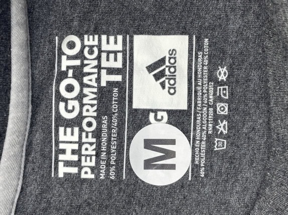 ADIDAS GRAPHIC TEE MINIMAL CHARCOAL UOMO PRE OWNED M