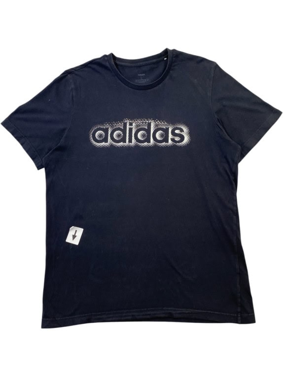 ADIDAS T SHIRT GRAPHIC MINIMAL NERO UOMO PRE OWNED L