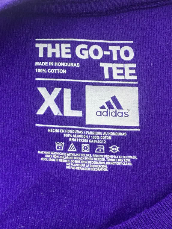 ADIDAS GRAPHIC TEE ΜΩΒ ΑΝΤΡΙΚΟ PRE OWNED XL