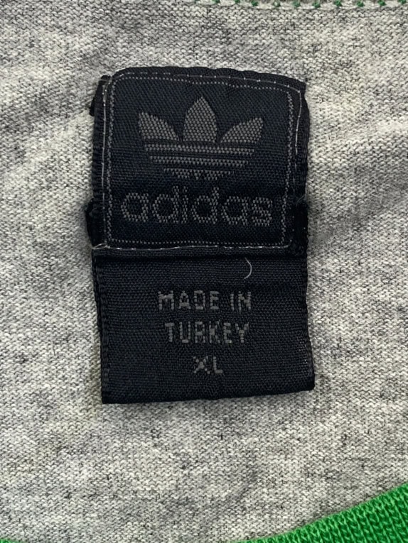 ADIDAS GRAPHIC TEE RETRO ΓΚΡΙ ΠΡΑΣΙΝΟ ΑΝΤΡΙΚΟ PRE OWNED M