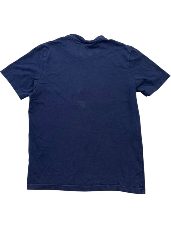 ADIDAS GRAPHIC TEE RETRO NAVY MEN PRE OWNED S