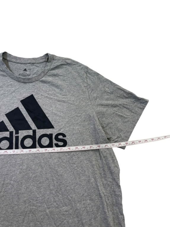 ADIDAS GRAPHIC TEE SPORTSWEAR GRIGIO UOMO PRE OWNED 2XL