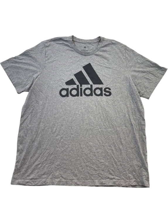 ADIDAS GRAPHIC TEE SPORTSWEAR GRIGIO UOMO PRE OWNED 2XL