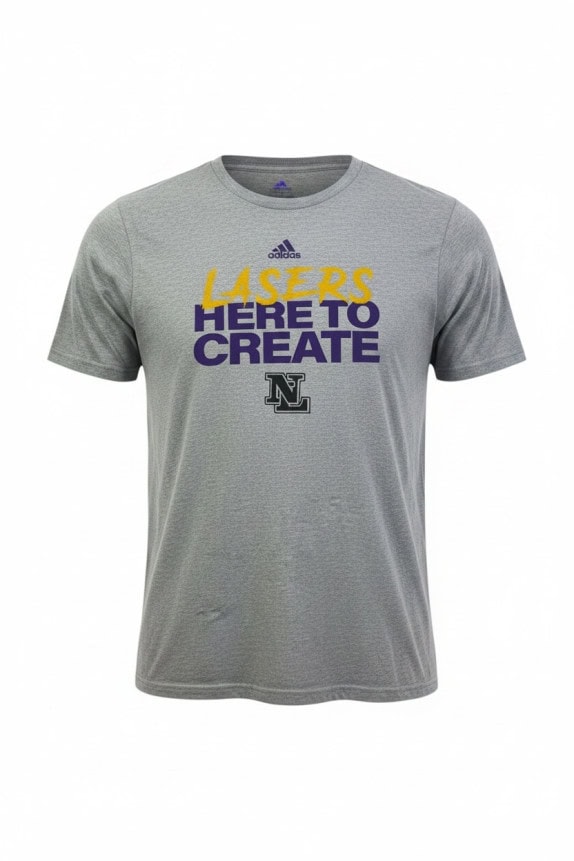 ADIDAS GRAPHIC TEE SPORTSWEAR GREY MEN PRE OWNED M