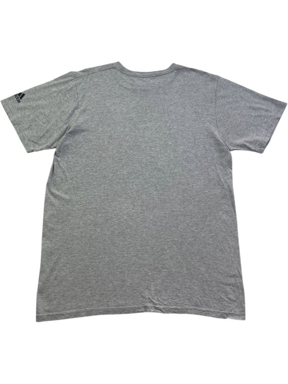 ADIDAS GRAPHIC TEE SPORTSWEAR GREY MEN PRE OWNED M