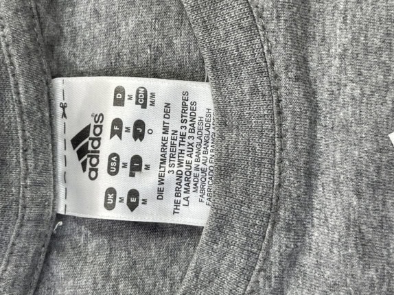 ADIDAS T SHIRT SPORTSWEAR GRIGIO UOMO PRE OWNED M