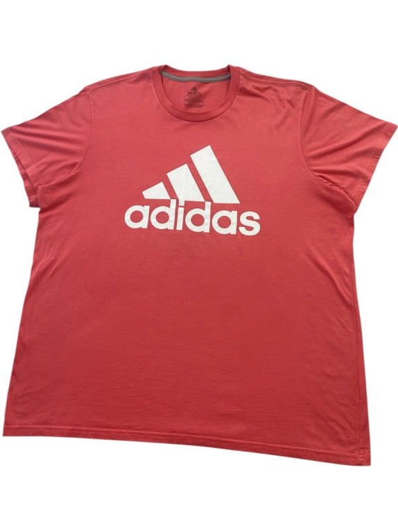 ADIDAS T SHIRT GRAPHIC SPORTSWEAR ROSSO UOMO PRE OWNED 2XL