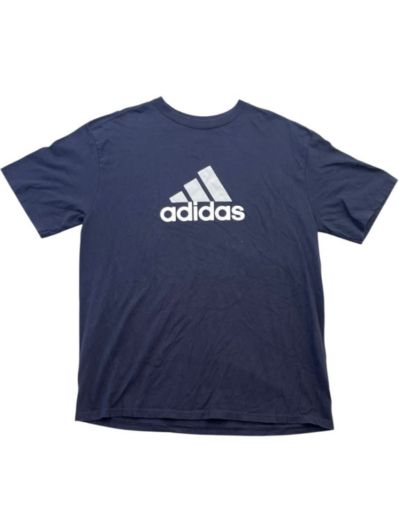 ADIDAS GRAPHIC TEE SPORTSWEAR NAVY ΑΝΤΡΙΚΟ PRE OWNED L