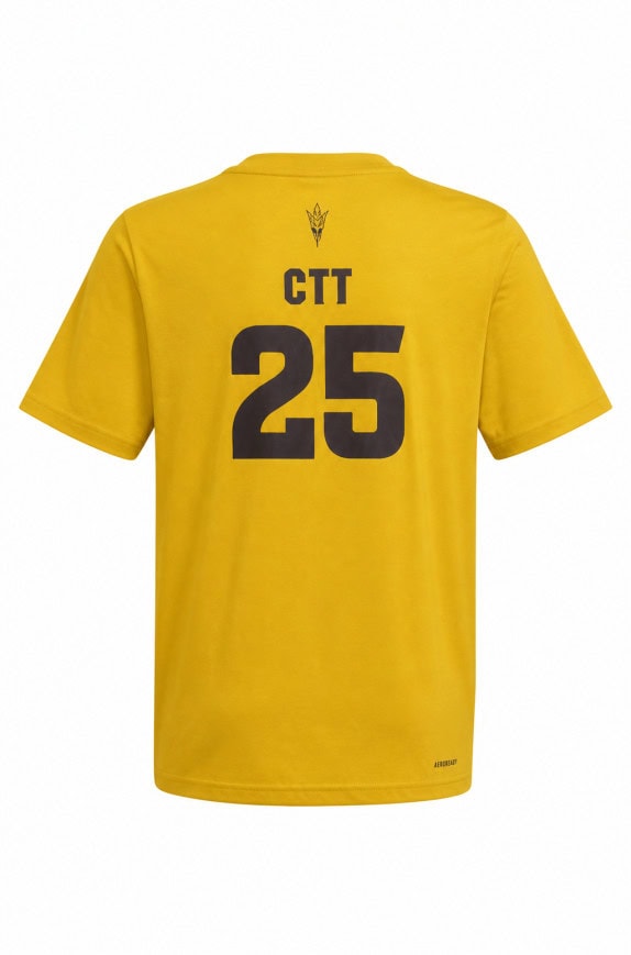 ADIDAS GRAPHIC TEE SPORTSWEAR YELLOW ΑΝΤΡΙΚΟ PRE OWNED M