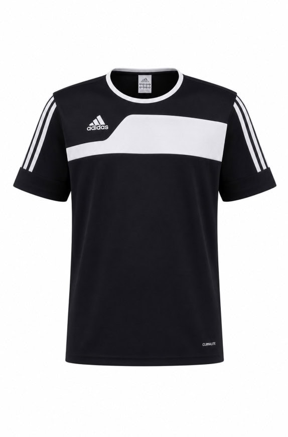 ADIDAS GRAPHIC TEE SPORTY BLACK UNISEX PRE OWNED M
