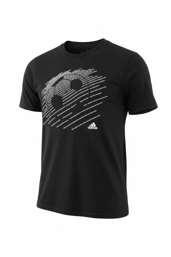 ADIDAS GRAPHIC TEE STREETWEAR ΜΑΥΡΟ ΑΝΤΡΙΚΟ PRE OWNED M