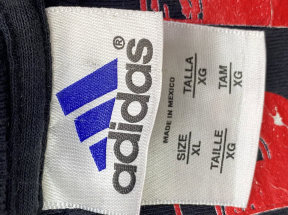 ADIDAS GRAPHIC TEE STREETWEAR NERO UOMO PRE OWNED XL