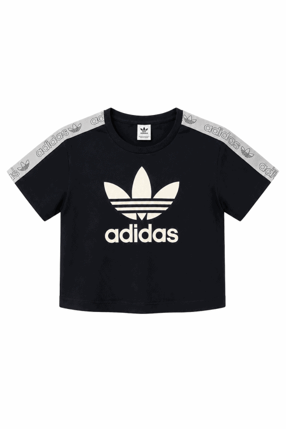 ADIDAS GRAPHIC TEE STREETWEAR BLACK UNISEX PRE OWNED M