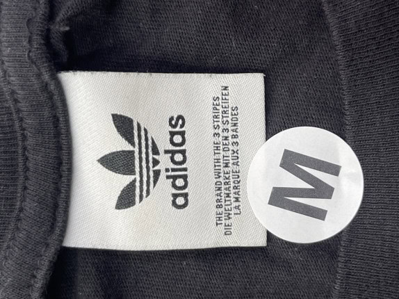 ADIDAS GRAPHIC TEE STREETWEAR ΜΑΥΡΟ UNISEX PRE OWNED M