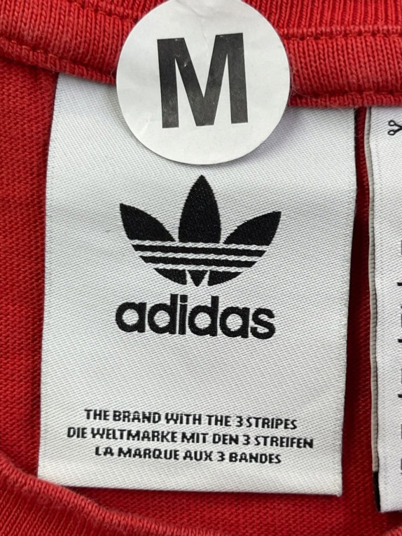 ADIDAS GRAPHIC TEE STREETWEAR RED ΑΝΔΡΙΚΟ PRE OWNED M