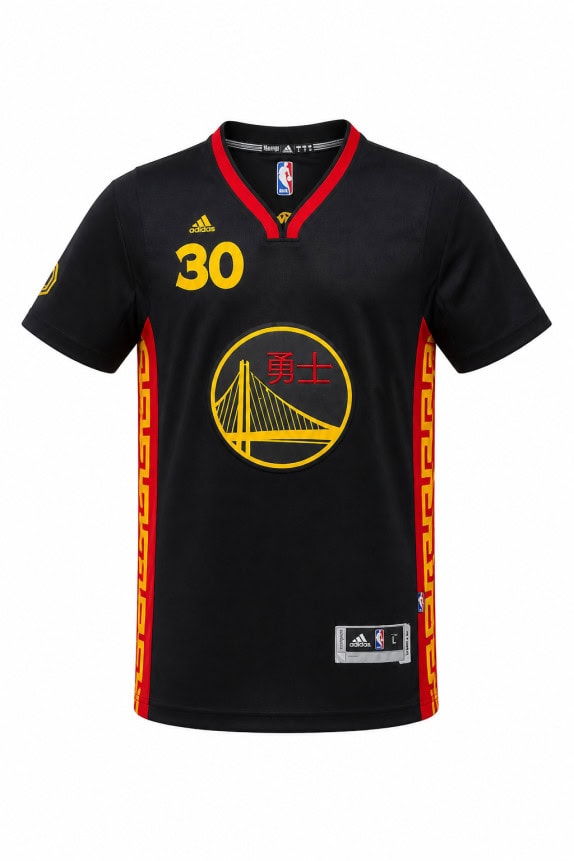 ADIDAS GSW ΓΡΑΦΙΚΟ TEE ΜΑΥΡΟ ΑΝΤΡΙΚΟ PRE OWNED L