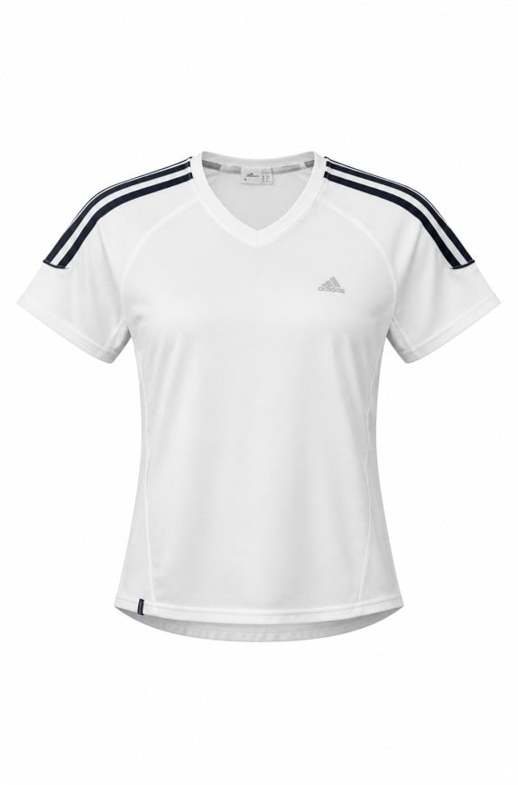 ADIDAS WOMENS TEE SPORTY WHITE PRE OWNED M