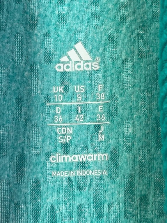 ADIDAS HOODIE ATHLETIC ΠΕΤΡΟΛ ΓΥΝΑΙΚΕΙΟ PRE OWNED S