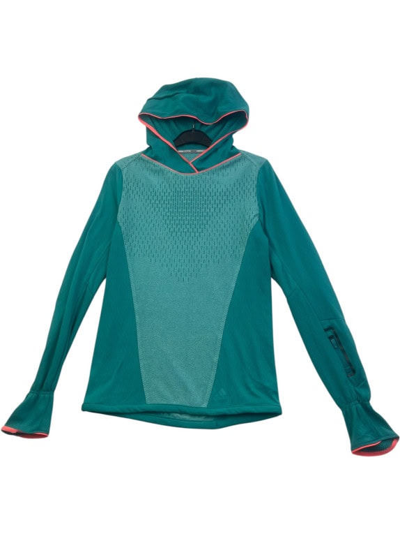 ADIDAS HOODIE ATHLETIC ΠΕΤΡΟΛ ΓΥΝΑΙΚΕΙΟ PRE OWNED S