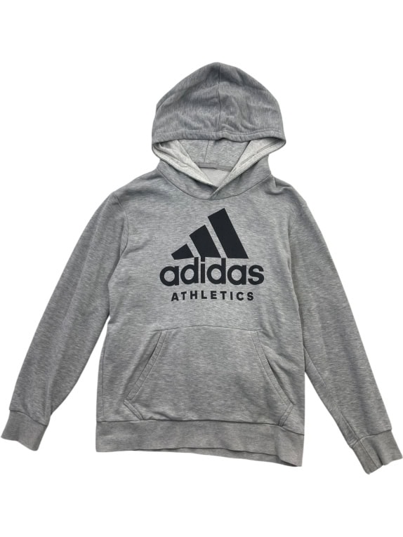 Adidas Hoodie Big Logo Γκρι Unisex L